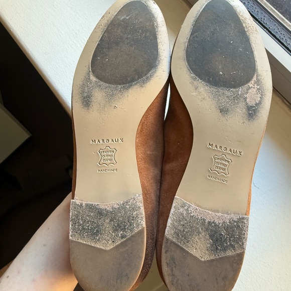 Margaux Womens Tan Camel Suede Slip-Ons Loafers 41.5 - Picture 11 of 16